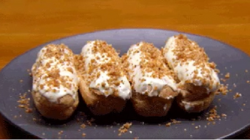 Chloe Bowles’ cream cheese and eclairs on MasterChef Australia