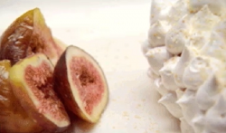 Chloe’s cinnamon Butter Cake with Maple Meringue and roasted figs dessert on Masterchef Au ...