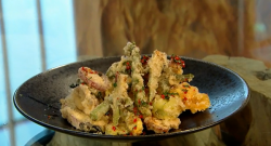 Theo Randall’s Fritto misto di verdure – deep fried Italian vegetables – dish  ...