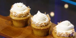 Andrea’s guava cupcakes with cream cheese frosting on MasterChef USA
