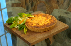 Matt’s Quiche Lorraine with a fennel and orange salad on Saturday Kitchen