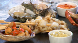CJ Jackson’s shellfish platter on Sunday Brunch