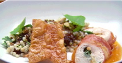 Brett’s apricot chicken with couscous on Masterchef Australia