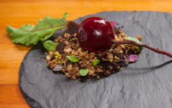 Atelier Crenn’s Beet dish on MasterChef Australia