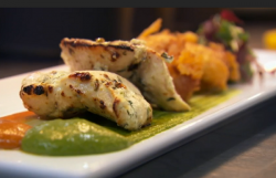 Atul Kochhar’s Chicken tikka and crispy wings starter cooked by Louise on Celebrity Master ...