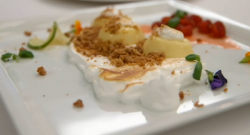 Jimmy Osmond’s deconstructed Key lime pie dessert on Celebrity Masterchef UK