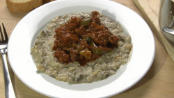 Rick Stein’s hunkar begendi sultan’s delight lamb stew with aubergine puree on Satur ...