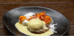 Harry’s Passionfruit Sorbet and Grapefruit Jelly dessert on MasterChef Australia