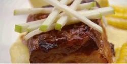 Drunken pork belly dish on Masterchef Australia