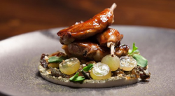 Elena’s Quail, Grapes and Goat’s Cheese dish on Masterchef Australia