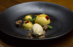 Elise’s Saffron Domes with Dates and Pecans dessert on MasterChef Australia