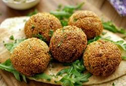 Simon Rimmer’s Sweet Potato and Chickpea Falafel on Sunday Brunch