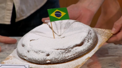Andy Bates Brazilian cake for breakfast on Sunday Brunch