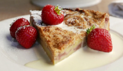 Simon Rimmer’s Strawberry and Sour Cream Cake on Sunday Brunch