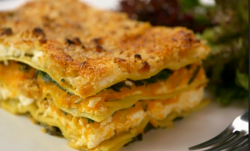 Lorraine Pascale sweet potato and butternut lasagne with sage and Rosmary on Lorraine’s Fa ...