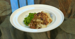 Tom Kerridge’s lamb minced with blue cheese and cauliflower puree dish on Saturday Kitchen