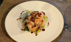 Galton’s prawn with noodles dish on Saturday Kitchen