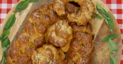 Benjamina’s braided bread heart on the Great British Bake Off