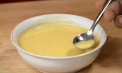 Luke Tipping’s creme anglaise (English custard) on Yes Chef