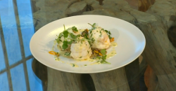 Frederick Forster’s Dover sole with wild mushrooms and herb sauce on Saturday Kitchen