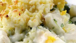CJ Jackson’s fish pie dish on Sunday Brunch