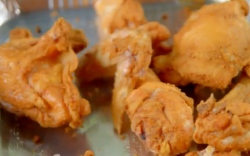 Vincent and Steffs’  fried chicken made with a secret recipe on The Hairy Bikers Chicken a ...