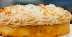 Jane’s lime and coconut meringue pie on The Great British Bake Off