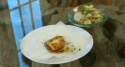 Jason Atherton’s Japanese Miso cod with avocado and radish salad on Saturday Kitchen