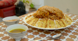 Iesha’s Moroccan seffa dish on Hairy Bikers – Chicken & Egg