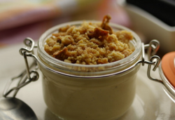 Simon Rimmer’s Liquorice Panna Cotta dessert on Sunday Brunch
