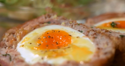 Madalene’s scotch eggs cooked for Brian Turner at The British Larder on Saturday kitchen