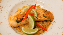 Andrew’s Thai salmon with red curry dish on Yes Chef