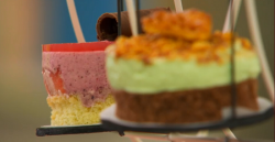 Andrew’s childhood ice cream mini mousse cakes on The Great British Bake Off