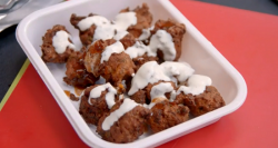 Raj’s chicken and onion bhajis on the Hairy Bikers – Chicken & Egg food show