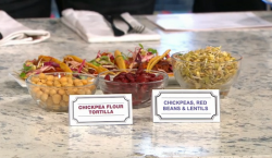 Chickpea flour tortilla on Sunday Brunch