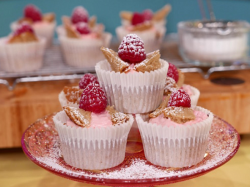 Simon Rimmer’s Butterfly Cakes with Raspberry Frosting on Sunday Brunch