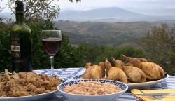 Rick Stein’s Spanish roasted partridge with chorizo and white beans dish on Saturday Kitchen