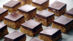 Lorraine Pascale’s bite size peanut butter squares with dark chocolate on Lorraine’s ...