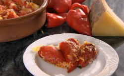 Rick Stein’s Spanish  salt cod with potatos and manchego  cheese dish on Saturday kitchen