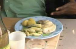 Rick Stein’s fillet of  turbot with asparagus and green herb sauce dish on Saturday Kitchen