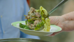 Maria’s broad beans and vegetables dish on Jamie’s Super Food