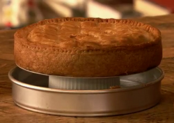 Simon Hopkinson’s cheese and onion pie made with his mum’s recipe on The Good Cook