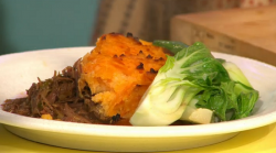 Simon’s oriental cottage pie with duck on Sunday Brunch