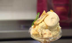 Ricky’s Caribbean Eaton mess with rum and ginger syrup dessert on The One Show