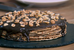 Chocolate pancake cake on Junior Bake Off UK