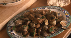 Rick Stein pork and clams recipe on Rick Stein’s Long Weekends