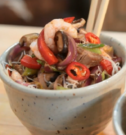 The Hairy Bikers Singapore noodles on Saturday Kitchen