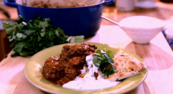 Si and Dave’s from The Hairy Bikers lamb shoulder vindaloo curry on Saturday Kitchen