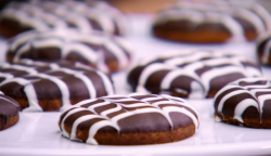 Nadiya’s volcano biscuits with ginger beer on Junior Bake off UK