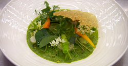 Marcus Wearing’s wild garlic veloute soup on Masterchef The Professionals